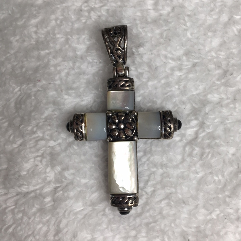 Double Sided Cross Pendant